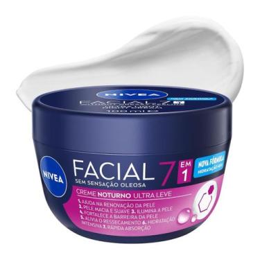 Imagem de NIVEA Creme Facial Noturno Ultraleve 7 em 1 - 100g