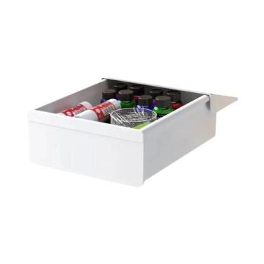 Imagem de Gaveta Plástica Adesiva Para Embaixo Da Mesa, Organizador De Papelaria