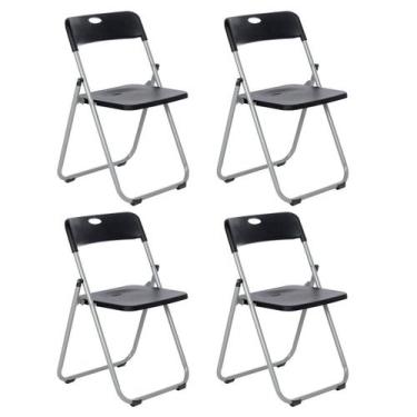 Imagem de Laraz, Kit 4 cadeiras dobravel Fort bar restaurante lanchonete eventos