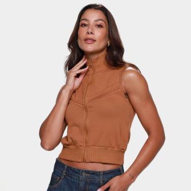Imagem de Colete Colcci Feminino, Marrom, G
