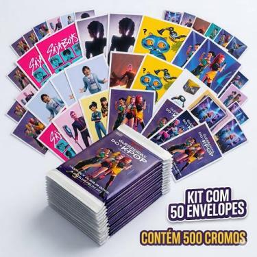 Imagem de Kit Blister Guerreiras do K-Pop Oficial 50 Envelopes De Figurinhas (25