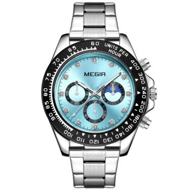 Imagem de Relógio de Quartzo Masculino Simples e Elegante Multifuncional à Prova d`Água