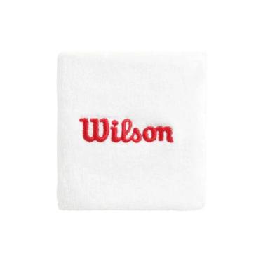 Imagem de Par Munhequeira Dupla Wilson Branca e Vermelha - Lançamento