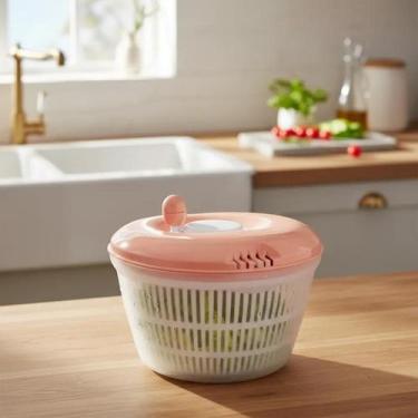 Imagem de Centrifuga Manual Seca Saladas E Verduras Grande 4,5 Litros - Elite, R