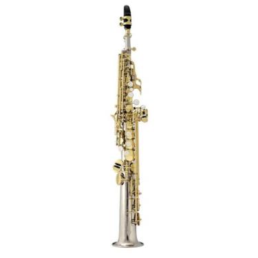 Imagem de Saxofone Soprano Tokai Niquelado Chaves Laqueadas TSS200NL