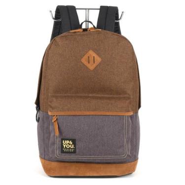 Imagem de Mochila Escolar Up4You MS45971UP, Marrom