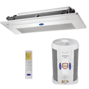 Imagem de Ar Condicionado Split Cassette Carrier 1 Via Inverter 12.000 BTU/h Quente/Frio Monofási...