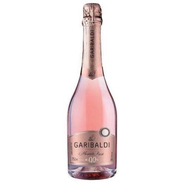 Imagem de Bebida de uva gaseificada garibaldi moscatel rosé sem alcool 750ml
