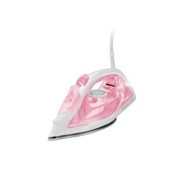 Imagem de Ferro a Vapor Britânia BFVE01A Base Antiaderente Rosa com Spray e Jato Extra 220V