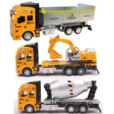 Imagem de Caminhão De Ferro,Plastico Colecionáveis 19cm Modelo:Caçamba - JJT