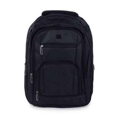 Imagem de Mochila Unissex Polo king Porta Notebook Preta - MN54122PK
