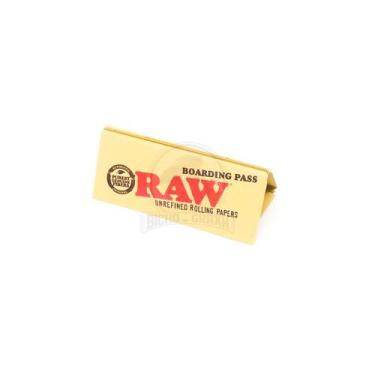 Imagem de Unrefined Rolling Papers Boarding Pass Raw - Bicho da Graxa