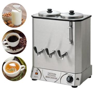 Imagem de Cafeteira Profissional 2 Reservatorios De 4 Litros Marchesoni, 220V