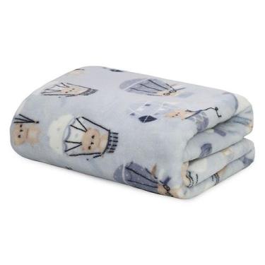 Imagem de Cobertor Baby Infantil Flannel Microfibra Estampado Menino Menina 90x1