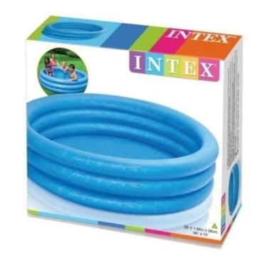Imagem de Piscina infantil inflável redonda 581 litros azul intex
