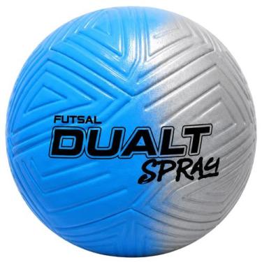 Imagem de Bola de Futebol Quadra Futsal Dualt Spray, Azul
