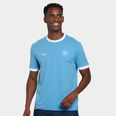 Imagem de Camiseta Hugo Boss Argentina Masculina, Azul, G
