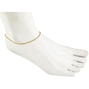 Imagem de Tornozeleira Bailarina 2.0 26 Cm Ouro 18k 750 Certificado - JOIE PRESE