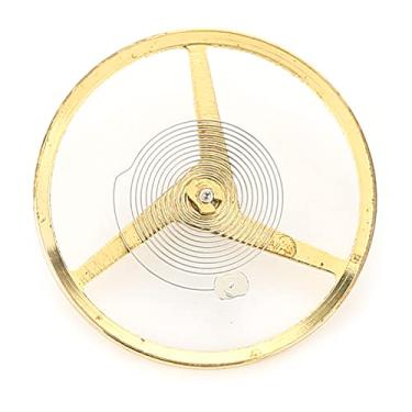 Imagem de Relógio Balance Wheel, Alloy Watch Movement Repair Acessórios Cor Dourada Brilhante com Caixa Plástica para Reparação
