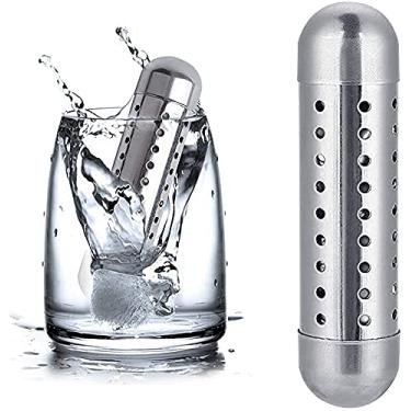 Imagem de Bastão de água alcalina, 8~9PH portátil de água alcalina ionizante, água alcalina mineral ionizada com eletrólitos em qualquer garrafa de água (2 peças)