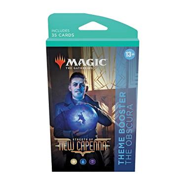 Imagem de Magic: The Gathering - Booster Temático de Ruas de Nova Capenna - Obscura (branco, azul e preto) | 35 cards , Multicolor