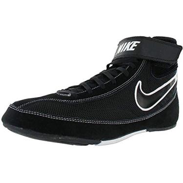 Imagem de Nike Mens Speedsweep VII Wrestling Shoe Black/White/Black Size 7.5