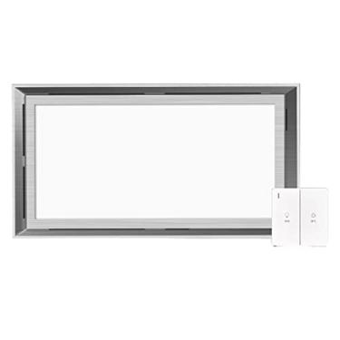 Imagem de Fã exausto Ventilador de ventilação com LED Iluminação, combo de iluminação de ventilação de teto integrado, 30 × 60 cm de alumínio de alumínio da cozinha de 60 cm Ventiladores de ventilação
