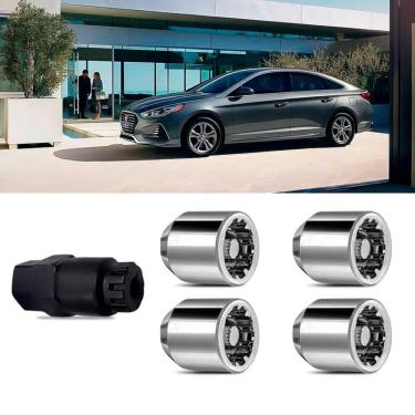 Imagem de Porca Antifurto Roubo Rodas Carros Hyundai