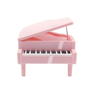 Teclado Infantil Piano Coracao Rosa 16CM em Promoção na