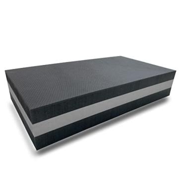 Imagem de Step de EVA Slim 52x28x10cm Academia Exercícios Aeróbicos Fitness (Cinza)