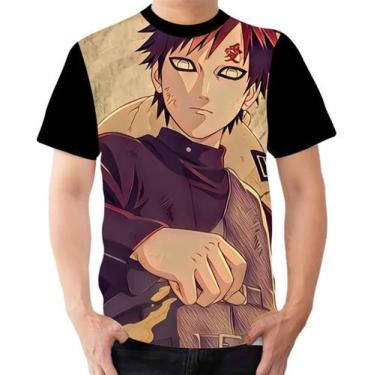 Imagem de Camisa Camiseta Anime Naruto Gaara Areia Personalizada - Dias No Estil