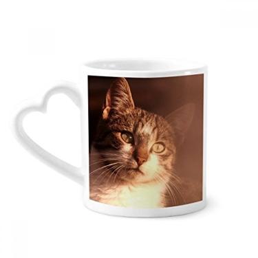 Imagem de Animal Sentimental Gato Simpol Shoot Caneca Café Cerâmica Copos Copo Coração Vidro