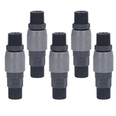 Imagem de Jeanoko Conexão rápida com travamento automático, ajuste tipo C, conjunto com 5 peças, prevenção de envelhecimento, perfis de PVC de alta dureza, não enferruja, resistência à corrosão para indústria (SM+PM-40)