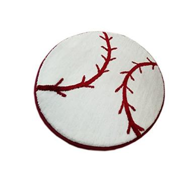 Imagem de Tapetes de banho KINIFE, padrão de basquete, tapete de banheiro, carpete para ambientes internos, sala de estar, quarto, carpete, Baseball, 1