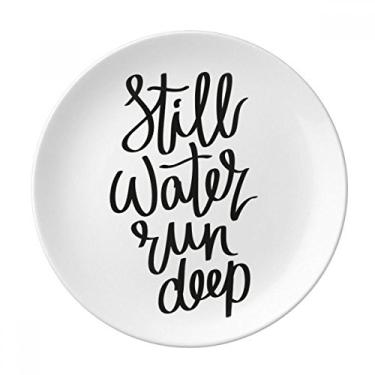 Imagem de Still Water Run Placa decorativa de porcelana salver louça de jantar