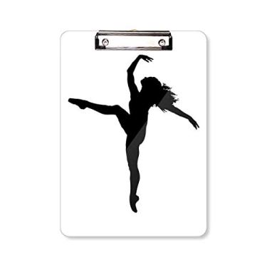 Imagem de Prancheta de prancheta esportiva de dança A4
