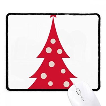Imagem de Mousepad vermelho árvore de Natal tapete de borracha para jogos