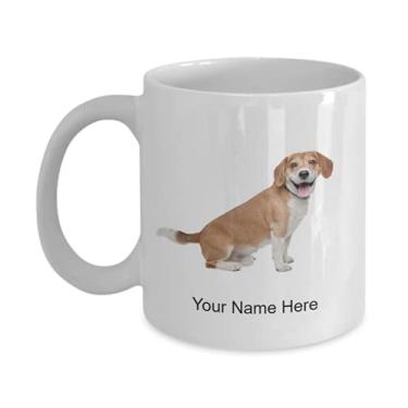 Imagem de Caneca personalizada para cães beagle Caneca de café para amantes de beagle Ideia, crianças, meninos e meninas, Amor - Caneca de café 325 ml