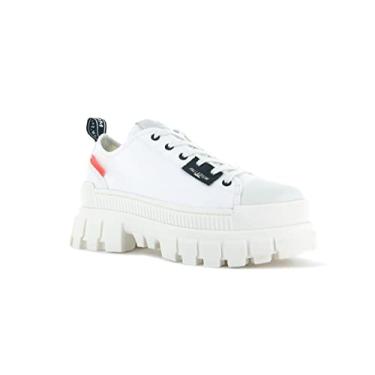 Imagem de Palladium Women's Revolt Lo TX Fashion Sneaker, Star White, 9 M
