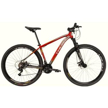 Imagem de Bicicleta Aro 29 Trust Energy 24 Velocidades Câmbios Shimanos (Vermelho/Grafite, 21)