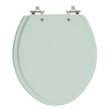 Imagem de Assento Sanitário Convencional Oval Verde Claro Universal Tampa Vaso Deca-Incepa-Celite-Ideal-Roca