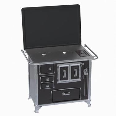 Imagem de Fogao a Lenha GII N 2 Gab Sec Preto com Tampa Cald