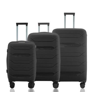 Imagem de Kit Conjunto 3 Malas Rígidas de Polipropileno 360° com TSA - Gladiador P1C3
