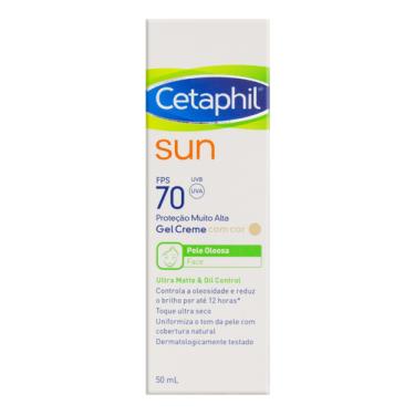 Imagem de Protetor Solar Facial Com Cor Cetaphil Sun Fps 70 50ml Sun FPS 70 com cor