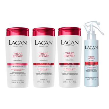 Imagem de Kit Lacan Treat Repair Shampoo Condicionador Leave-in Spray