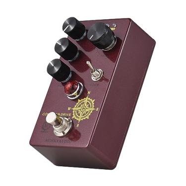 Imagem de XCPHGFM Overdrive Guitar Effect Pedal 4 Mode Switch & Volume/Tone/Drive Controls Compact Portable Digital Overdrive Guitar Effector Effect Processor for Electric Guitar - COMPASS DRIVE