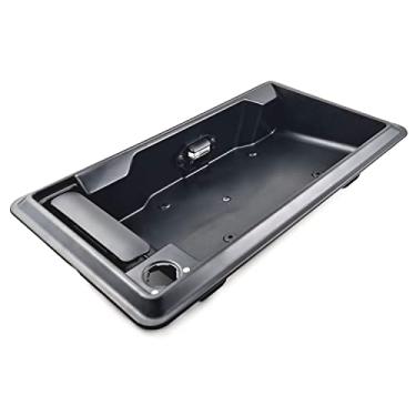 Imagem de Maçaneta externa da porta traseira direita e suporte da moldura da placa de carro adequado para Ford E150 E250 E350 E450, kit de trava da porta de carga traseira substitui # 9C2Z-15434A20-AB 8C2Z-15434A20-AB 8C2Z-15434A20-AB