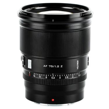 Imagem de VILTROX 75 mm f/1.2 F1.2 PRO para suporte Nikon Z, lente de câmera ultra grande angular de foco automático APS-C Prime compatível com câmeras Nikon Z-Mount Z9 Z8 Z7 Z6 Z5 Z50 ZFC Z30 Z6II