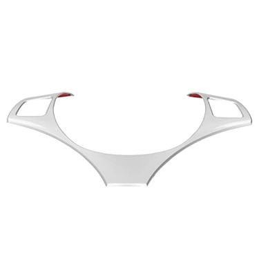 Imagem de TAMPA DO BOTÃO DO VOLANTE DECORAÇÃO INTERIOR DO CARRO 3 SÉRIE E90 ECO-AMIGÁVEL DURÁVEL 2006-2012 (Prata)