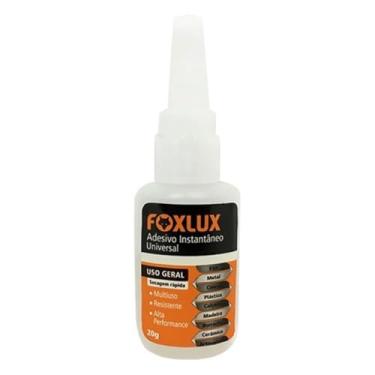 Imagem de Adesivo Instantâneo Universal Foxlux 20g Cola Rápida Multiuso